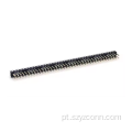Linha dupla do encabeçamento do Pin de 2,54 mm reta colorida